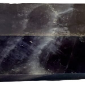 Standing rainbow amethyst aura polished crystal point 12 sians emporium Polished rainbow amethyst aura quartz generator point showing iridescent green violet and gold metallic sheen over natural chevron banding